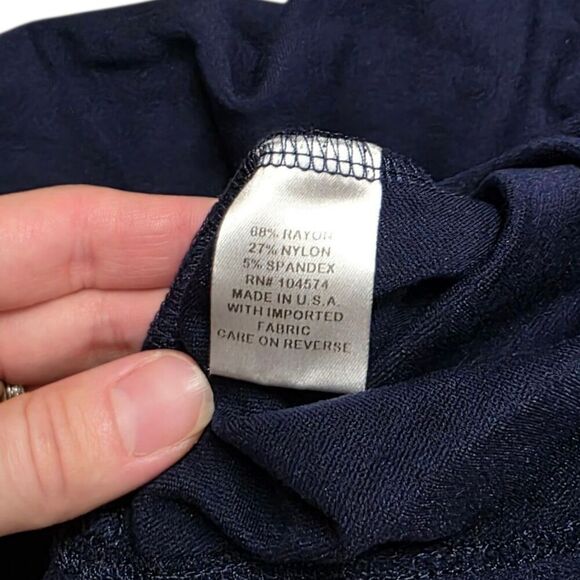 Slate & Willow Navy Blue Mini Skater Dress S - Picture 7 of 7